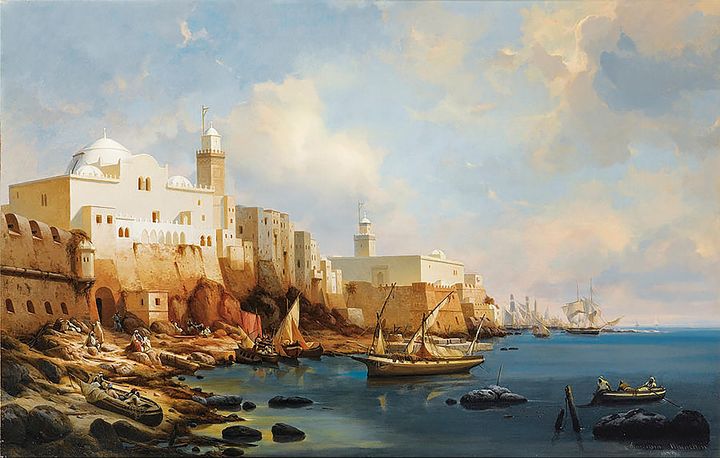 le port d'alger a une certaine époque 
